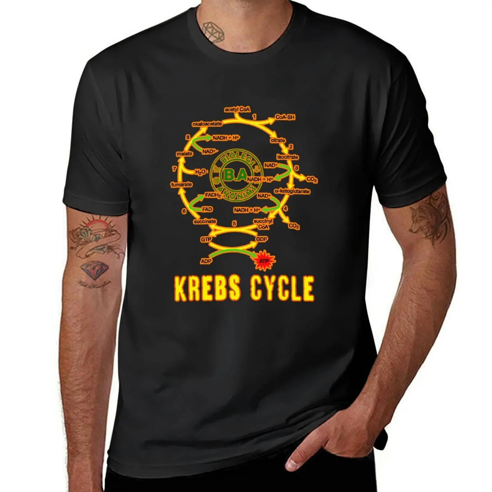 Krebs Cycle T-Shirt customizeds plain Aesthetic clothing Men's t-shirt