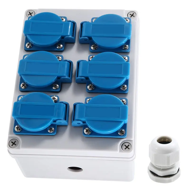 

YWDZ-Outdoor Power Supply Construction Power Distributor 16A Power Socket Waterproof And Dustproof EU Plug