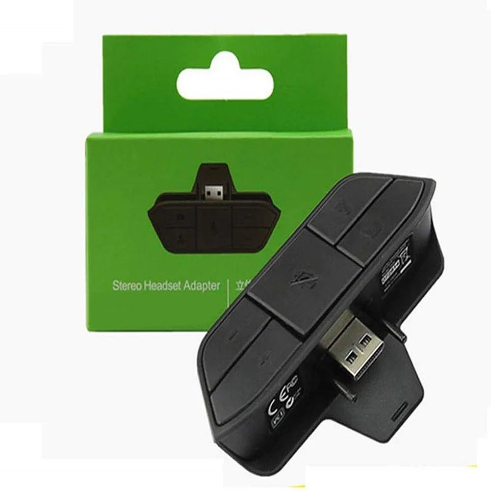 Stereo Headset Adapter for Xbox One Controller Parts Adjust Audio Balance Mic Headphone Converter 3.5mm Jack Gaming Accessories