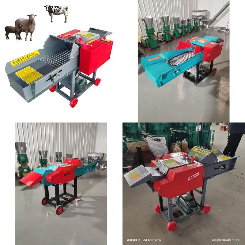 Multifunctional new lawn cutter with 6 blades, processing capacity of 3.8 tons/hour, high productivity, diesel/electric
