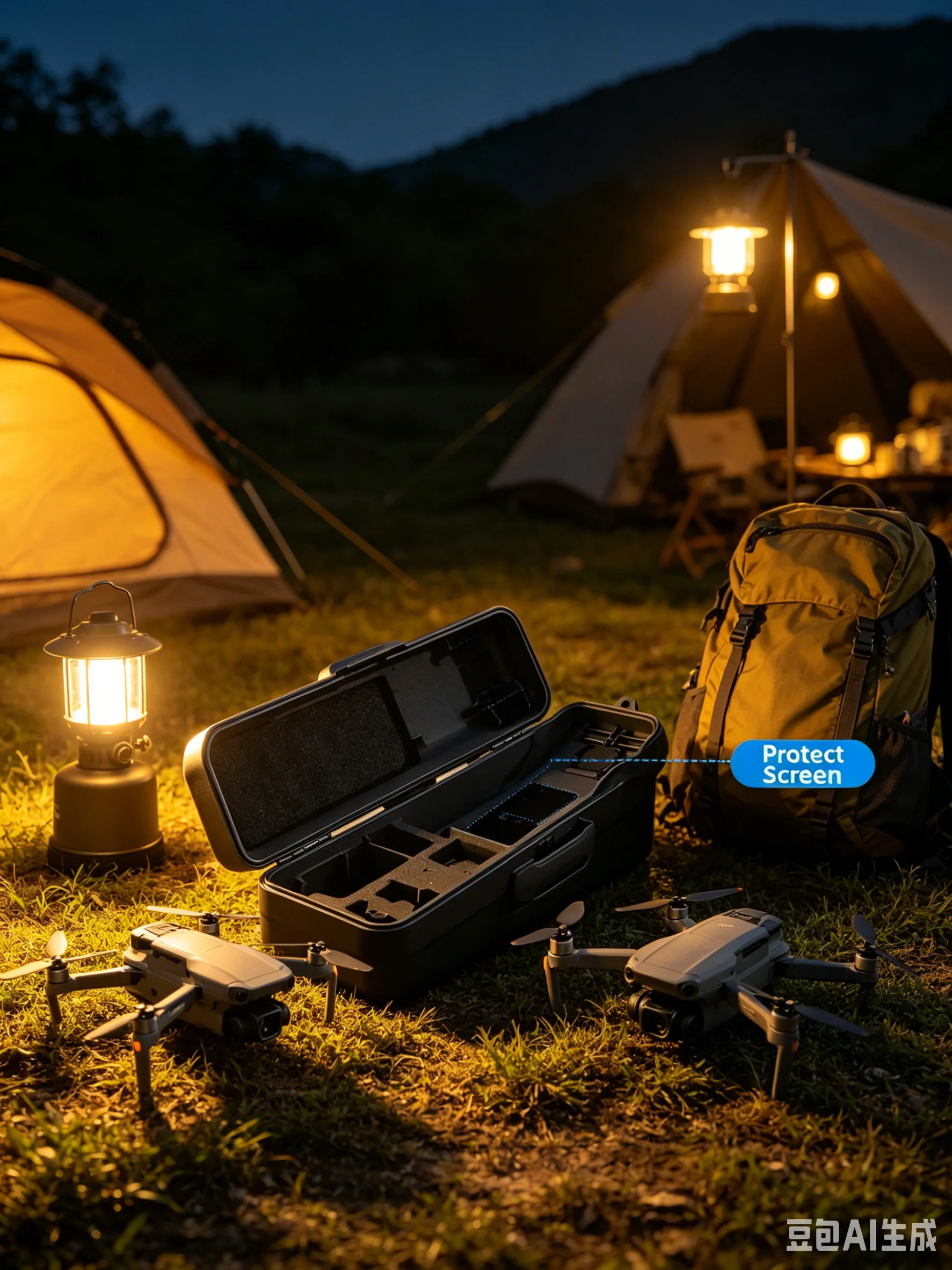 pc保護ケース-dji-pocket-4対応-フルカバー衝撃吸収と一体型フィルター収納コンパートメント付き