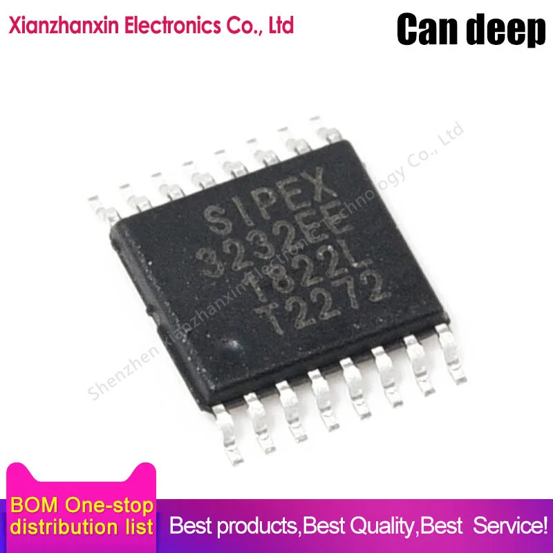 

10pcs/lot SP3232 SP3232EE SP3232EEY TSSOP16 RS-232chip Transceiver encapsulation