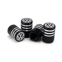 For Volkswagen CC Polo Golf Jetta Beetle Tiguan Touran Passat MK7 Teramont 4pcs Alloy Car Wheel Tire Valve Stem Caps Accessories