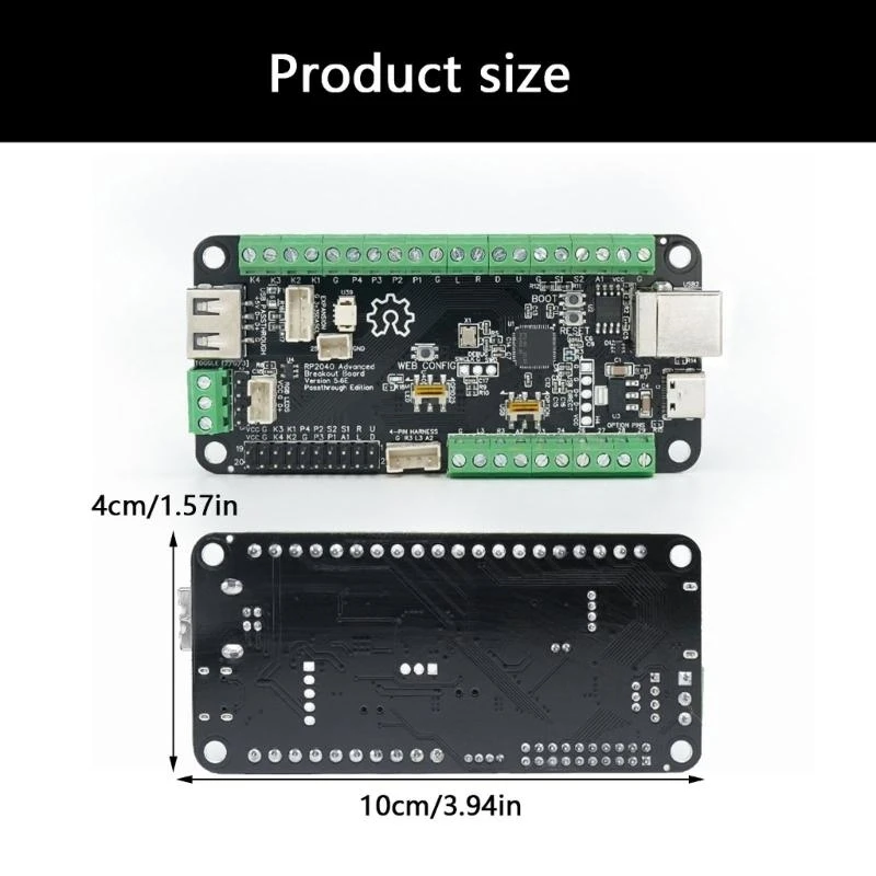 Tablero V5.6E RP2040 Pase combate pases USB avanzado para pelea multiplataforma Hitbox D2RC