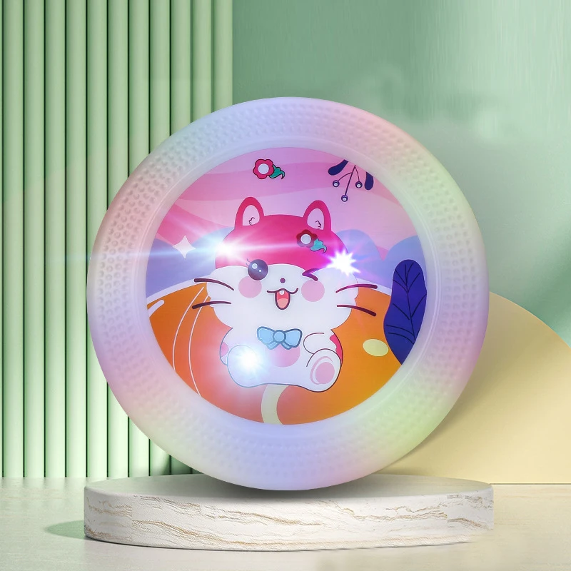 Outdoor LED Fliegende Untertasse Kinder Mode Silikon Spielzeug UFO Training Eltern-Kind-Spiel Interaktives Spielzeug Hunde Fliegende Untertasse – Detail 8