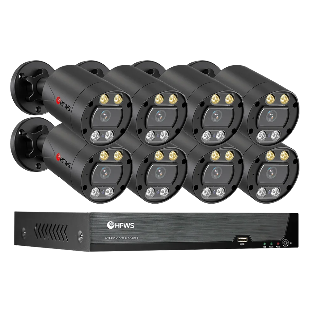 

Video Surveillance Security CCTV POE Kit 4K 8MP Poe 8CH