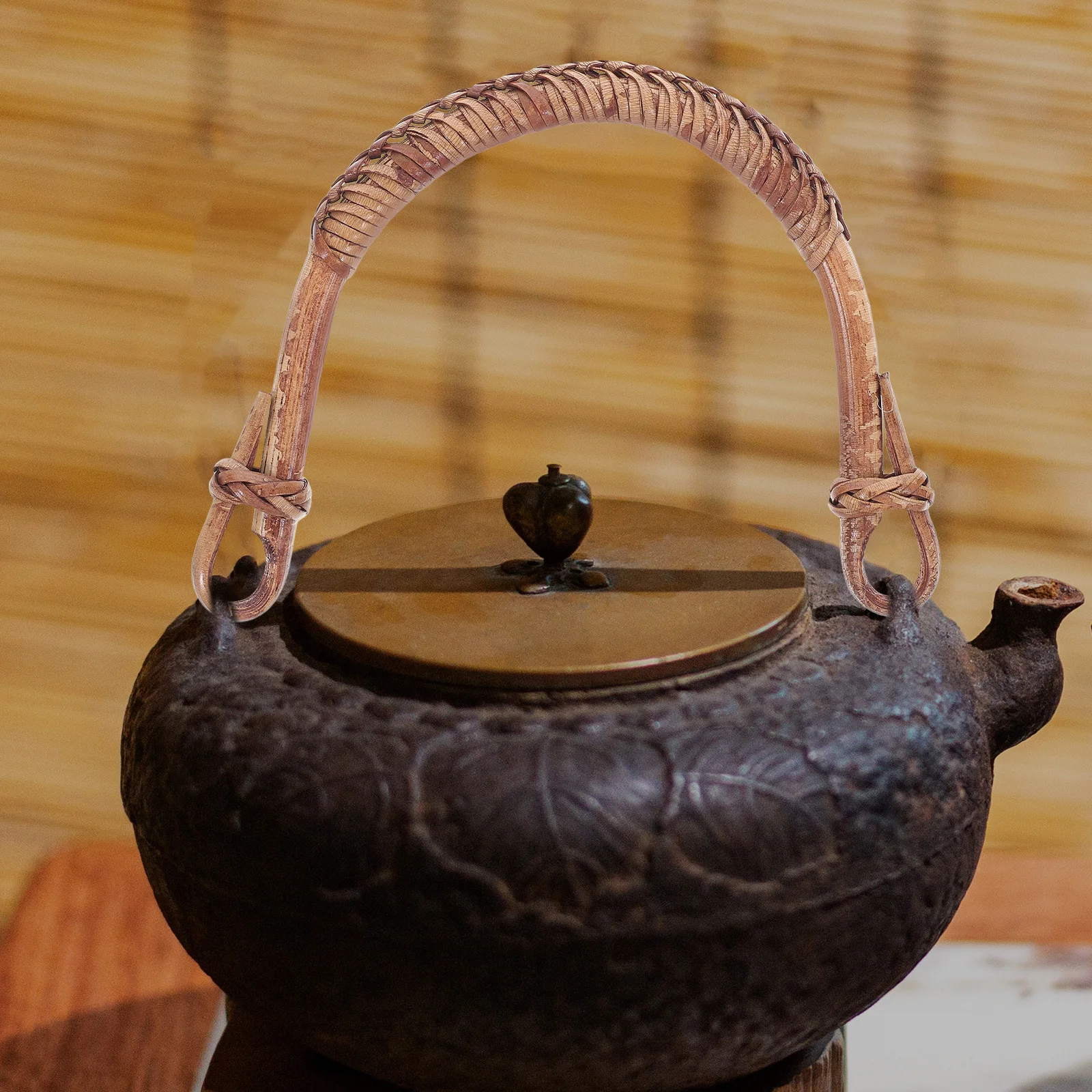 

2Pcs Replaceable Teapot Handle Anti-Scald Grip Rustic Style Ceramic Teapot Accessory Wear-Resistant Ergonomic Design