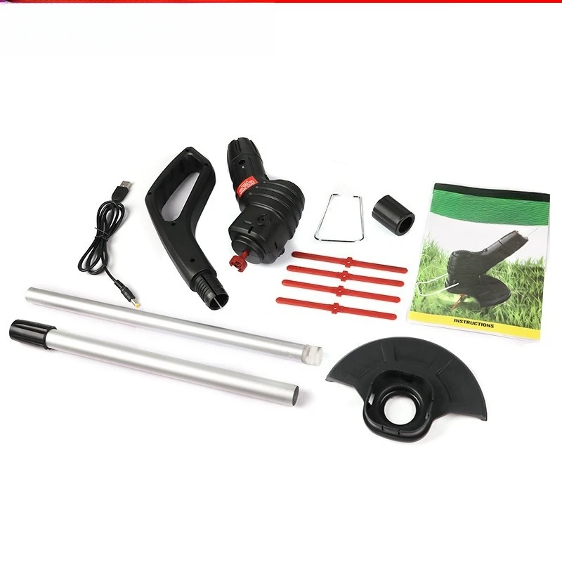 Small Household Lawn Mower Handheld Electric Lawn Mower Garden Trimmer Rechargeable Lawn Mower