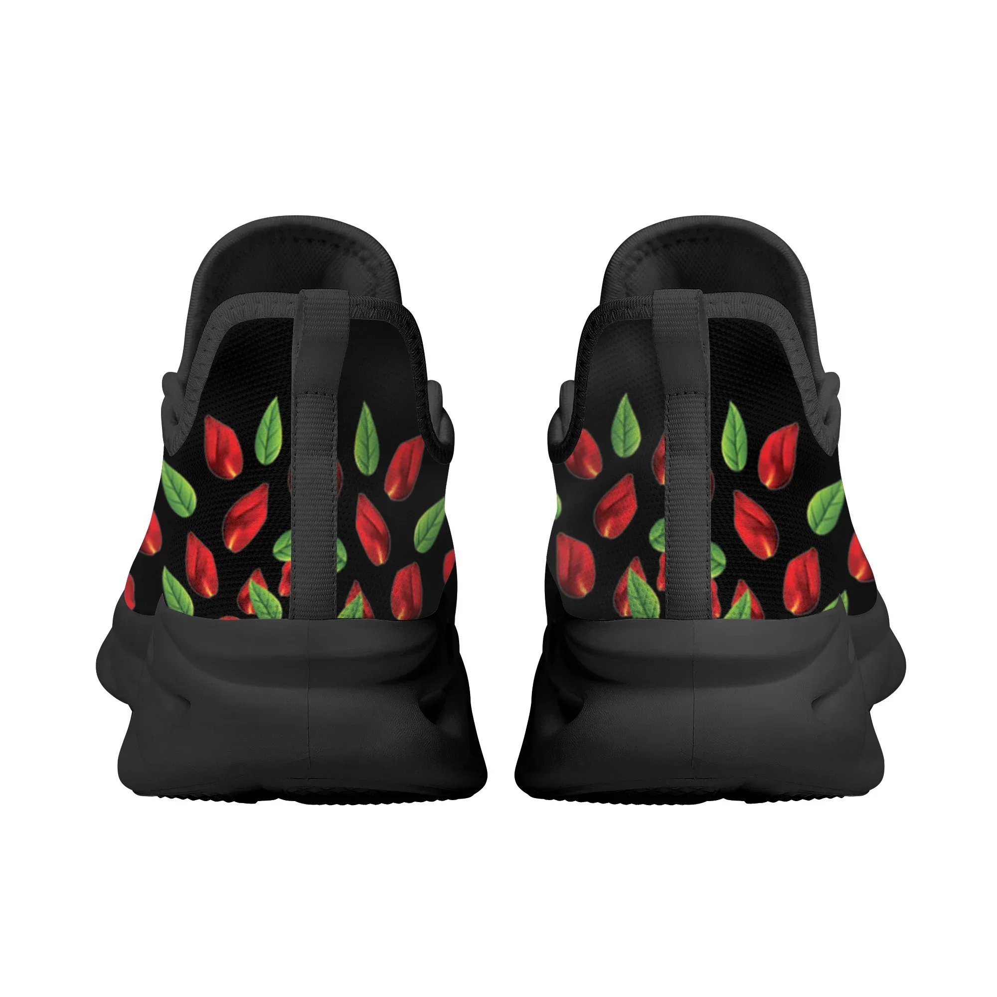 New Horror Skull Rose Brand Design Comfortable Running Shoes Gothic Trend Non-Slip Casual Lace Up Walking Shoes Chaussure Femme