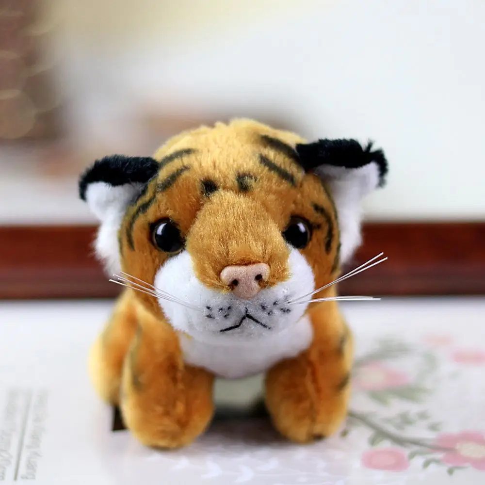 

Tiger Stuffed Animals Cartoon Doll Bag Hanging Ornament Plush Pendant Stuffed Toys Car Plush Keyring Tiger Plush Keychain