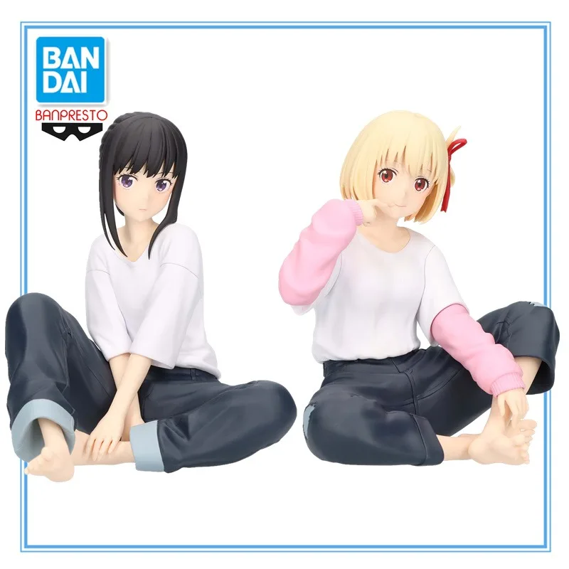 

BANDAI Banpresto Relax Time Lycoris Recoil Nishikigi Chisato Inoue Takina Anime Figure Collectible Model Toys Kawaii Doll Gifts