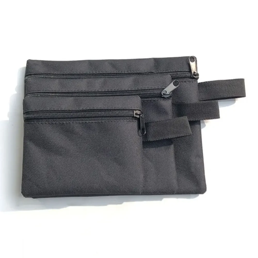 Portable Oxford Fabric Hand Tool Bag Zipper Large Capacity Hardware Tool Organizer Handbag Wear-resistant Travel Organizer Bag