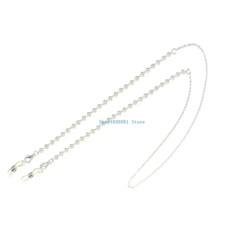 ห่วงโซ่แว่นตาตกแต่ง T3LC พร้อมดีไซน์ห่วงโซ่ไข่มุกอันเป็นเอกลักษณ์