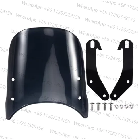 Parabrezza per cupolino moto compatibile per 2001-2017, T100 2003-2017 (fumo)