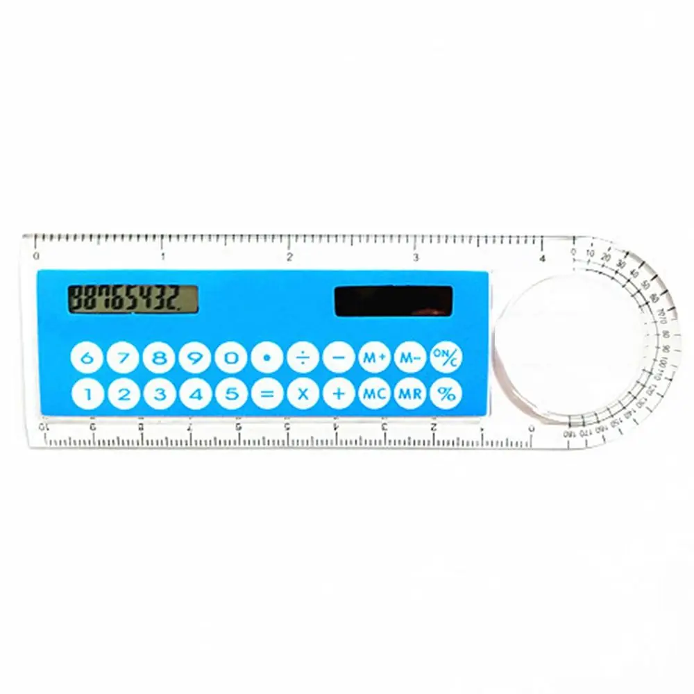 

Mini Childrens Tool School Supplies Office Stationery Digital Caliper Solar Energy Calculator Calculator Ruler