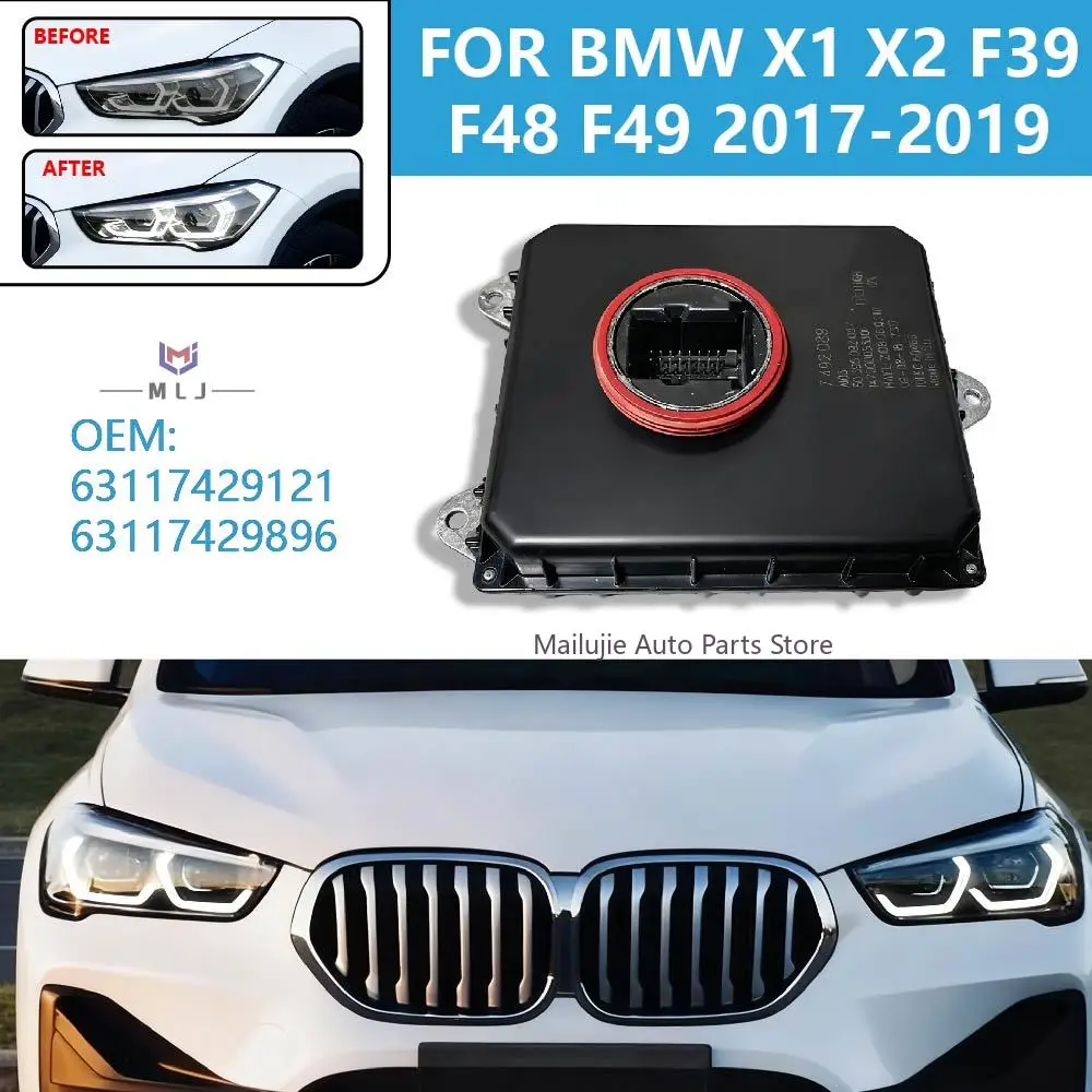 63117492089 63117429896 LED Driver Module Unit For BMW 2 Series X1 F48 X2 F49 2013-2018 DRL Control Unit Module Car Accessories