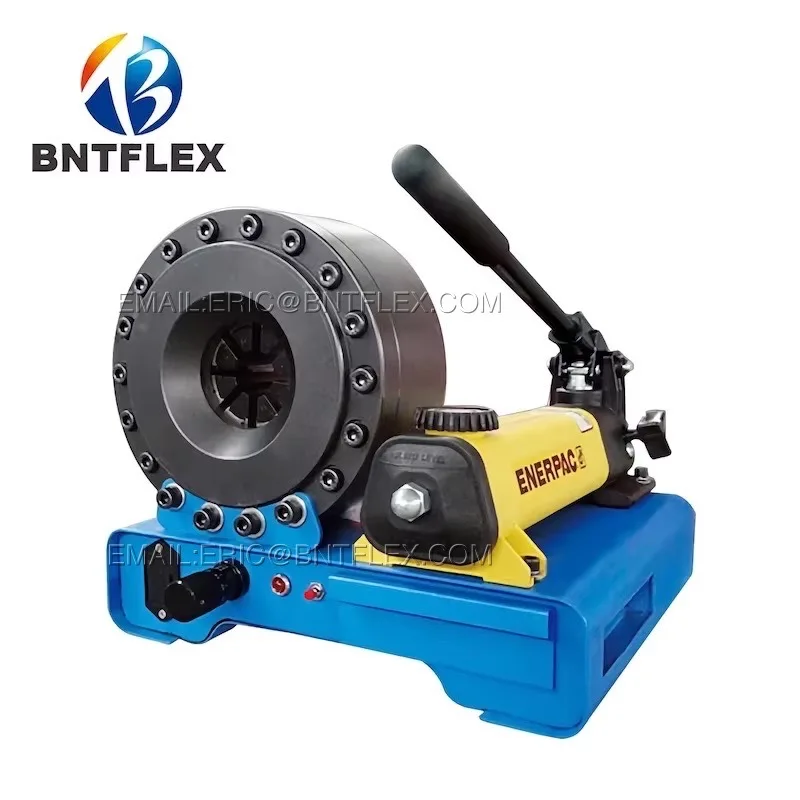 

1 inch R2 hydraulic hose crimper BNT30A hand pump portable hydraulic press with 7 sets of dies
