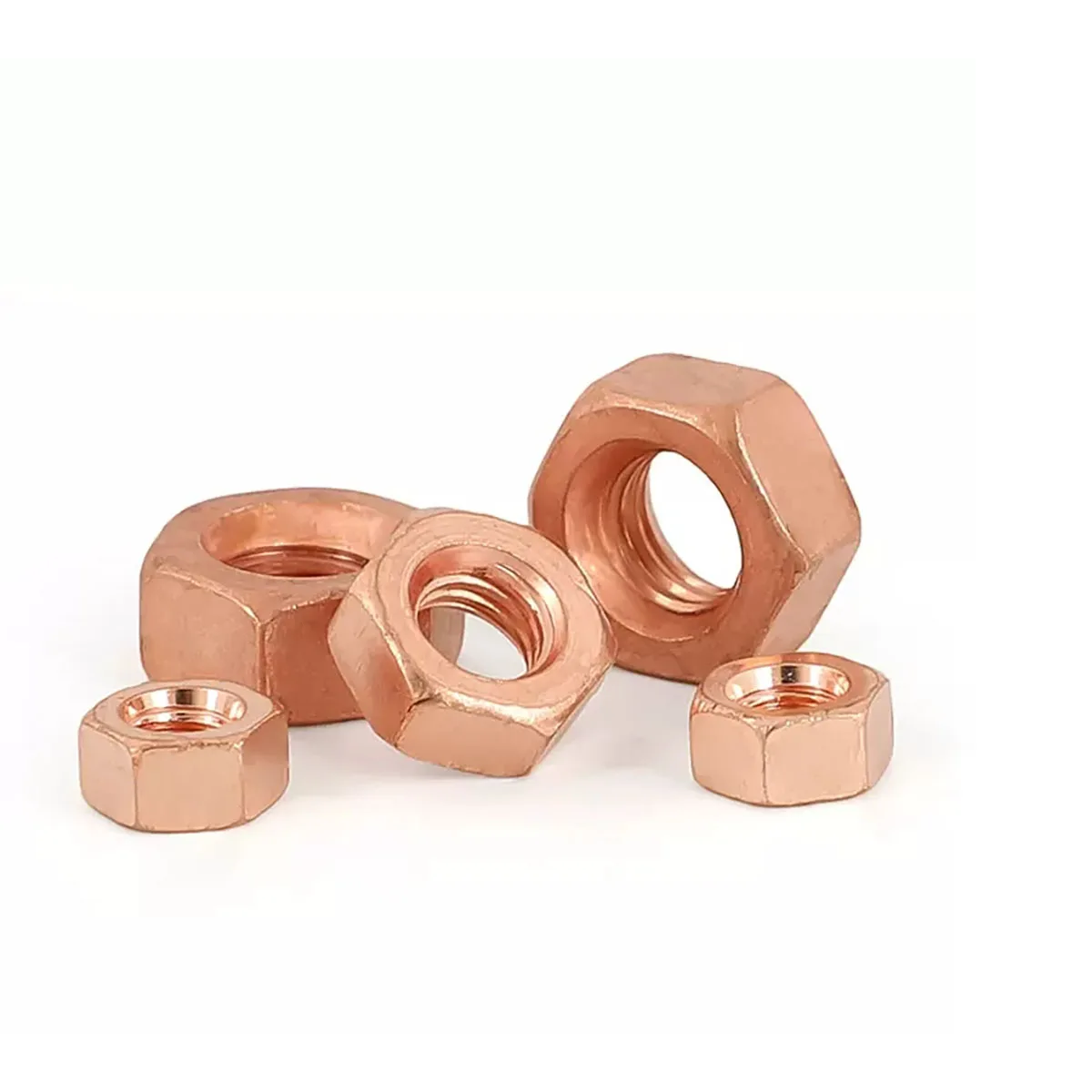 Red Copper Hexagonal Nut/Screw Cap M3M4M5M6M8