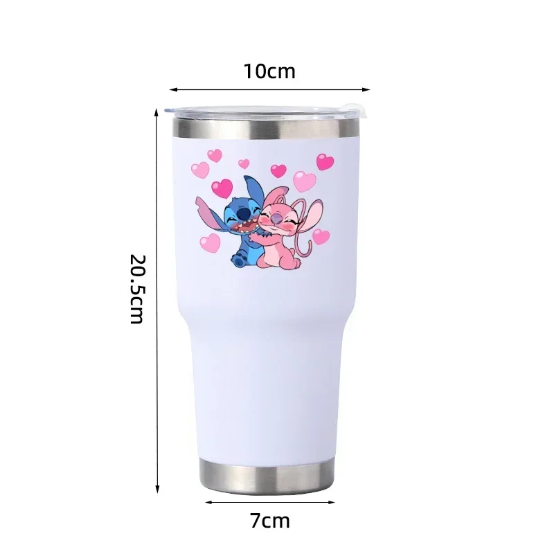 Large capacity 30oz Bingba beer glass 304 stainless steel Disney co branded insulation and cooling office insulated cup