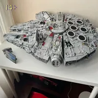 NEW  Space Wars 75192 Falcon Ship Building Blocks Bricks Adult Boy Millennium Spacecraft 05132 for Christmas Birthday Gifts