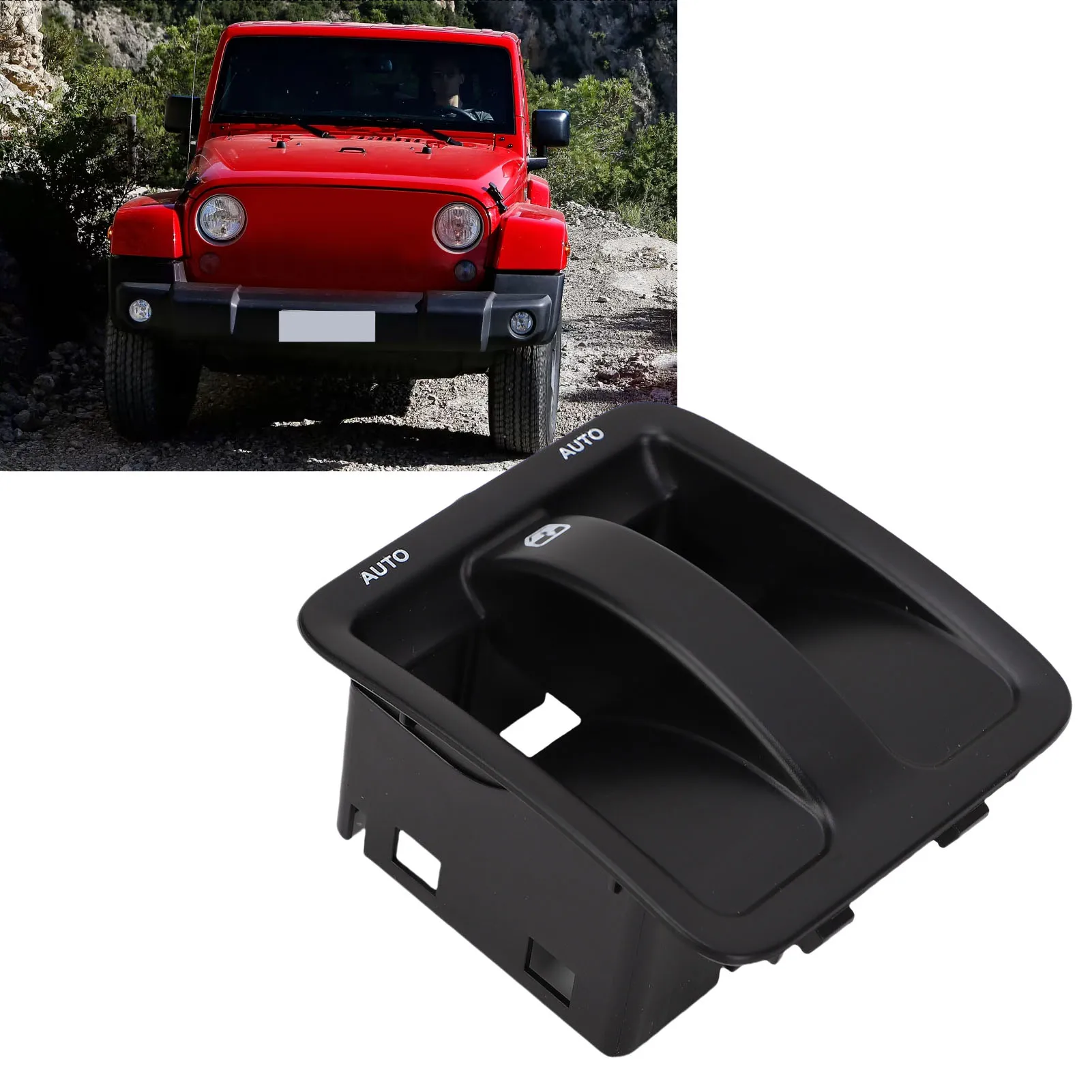 

Center Dash Panel Bezel Center Dash Power Window Bezel Cover 1RP74DX9AC Replacement for 2011-2017