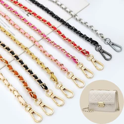 120CM Purse Chain Strap Crossbody Handbag Chains Replacement Leather Shoulder Bag Chain Straps Diy Women Girl Bag Part Accessory