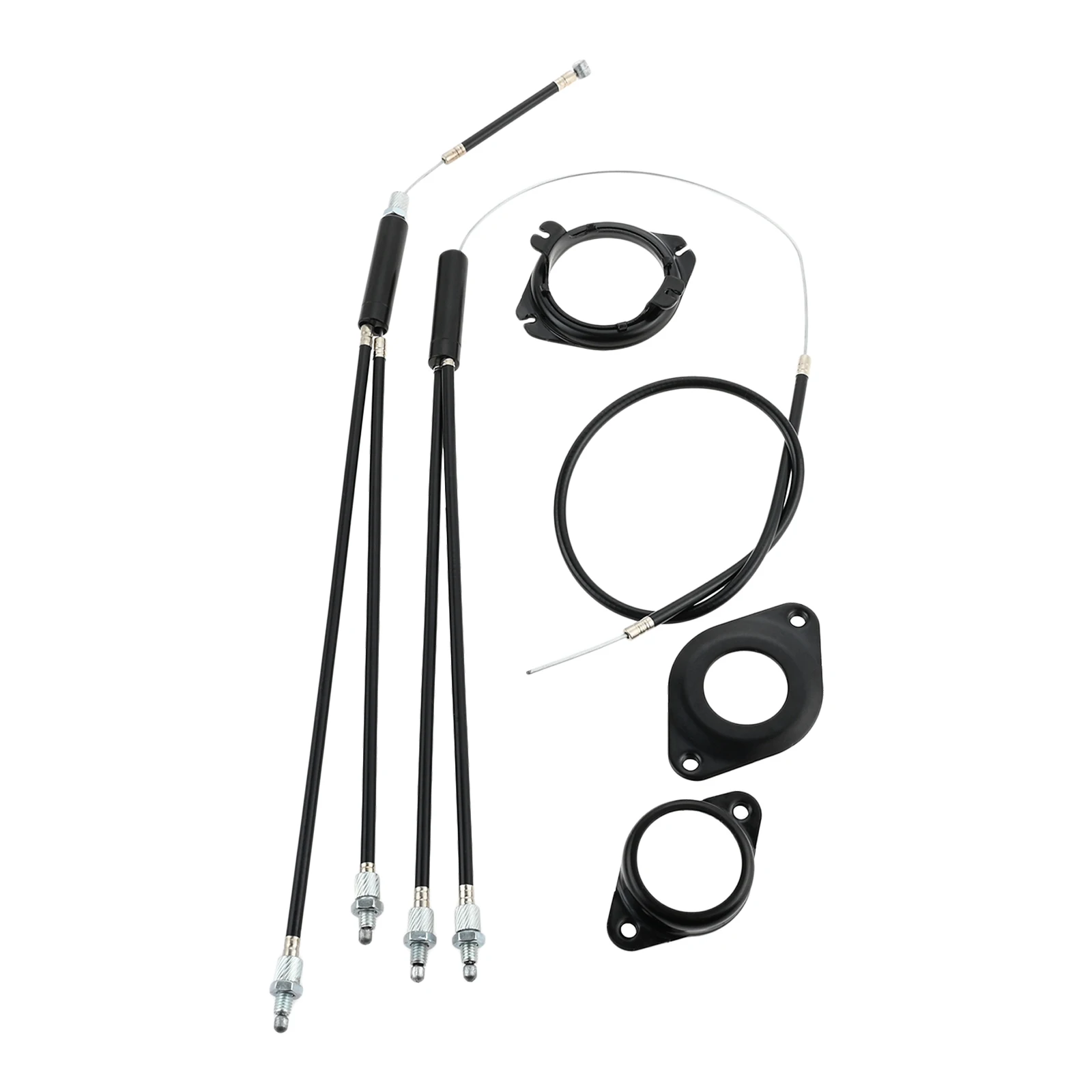 

1 Set Black BMX Bicycle Brake Line Set Cable Wire Kit PVC Stainless Steel Gyro Brake Cables For Gyro Systems 20 Inch Bikes Parts