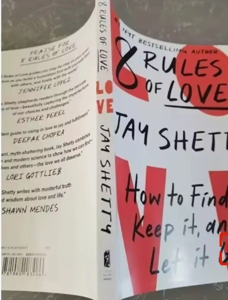 8 Rules of Love By Jay Shetty How To Find It Keep It and Let It Go English Book Paperback Libros