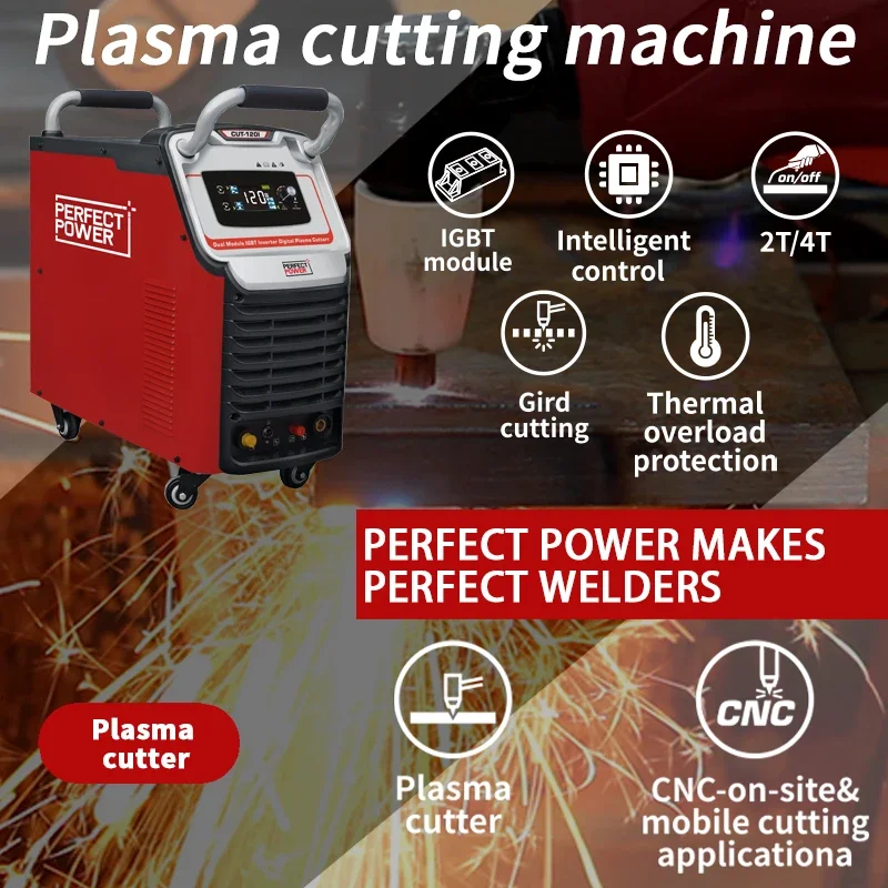 CUT-120I Plasma Metal Cutting Machine 380V120A Portable Plasma Cutter For Cutting 45mm Plasma Cutter Welder