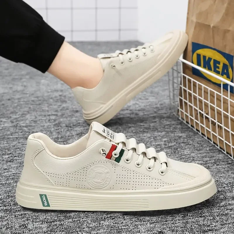 

Мужская повседневная модная обувь, сезонная дышащая уличная спортивная обувь, студенческие кроссовки, медленная прогулочная обувь, кроссовки на платформе