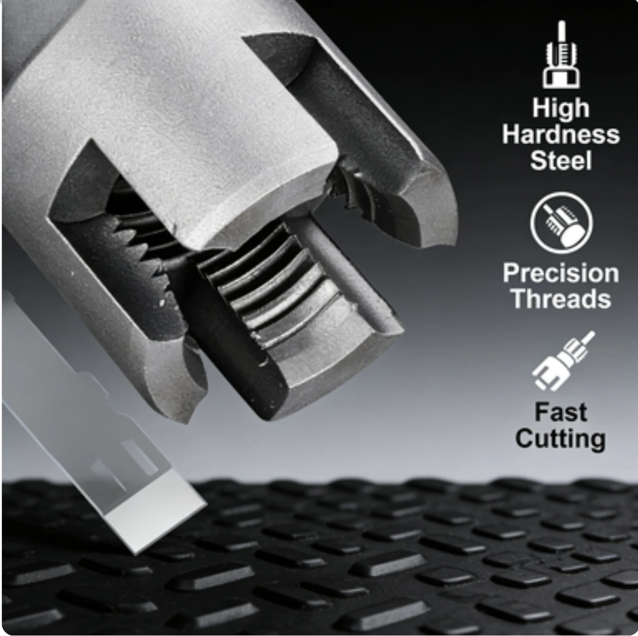 

New Upgraded PPR Pipe Wire Opener - 4/6 Points Wear-Resistant Alloy Steel Internal/External Thread Tool