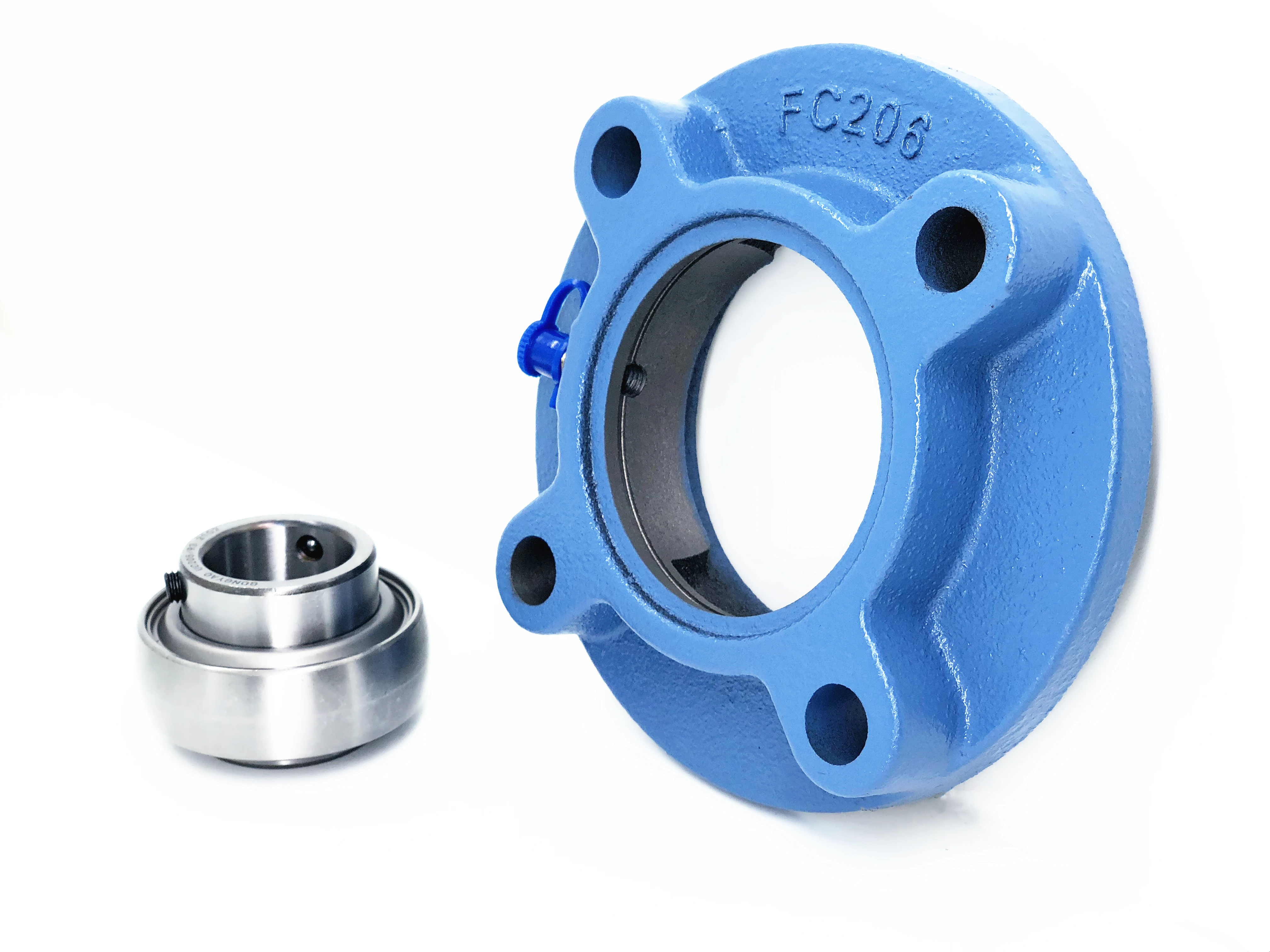 Imagem -05 - Gongyao Pillow Block Bearing Rolamento com Base Circular Operação de Alta Velocidade Base Espessada para Serviços Pesados Ucfc209