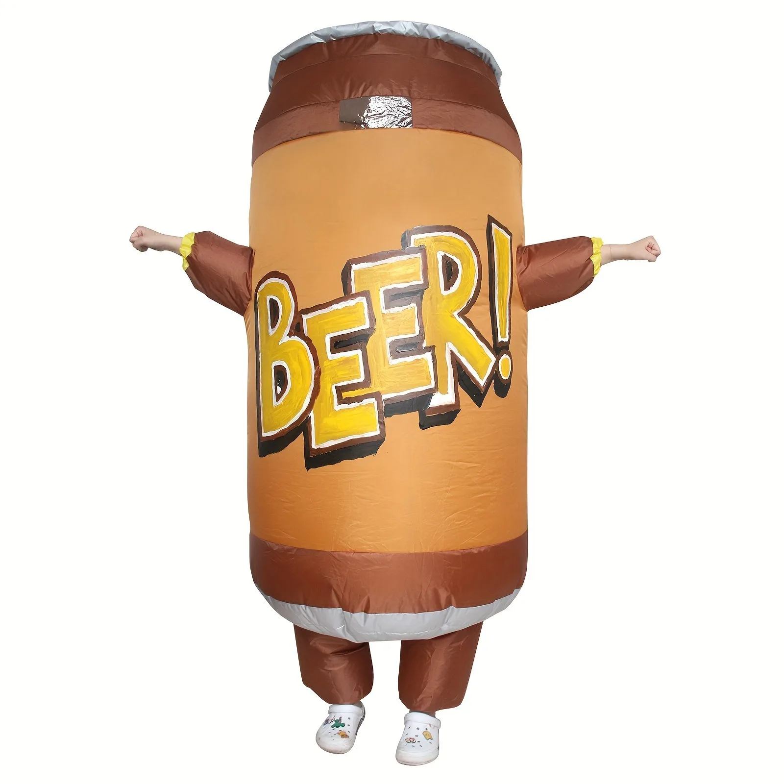 

Adult Inflatable Beer Can Costume - Suitable for Carnivals Parties And Theme Events Fun Inflatable Outfit for Celebrations