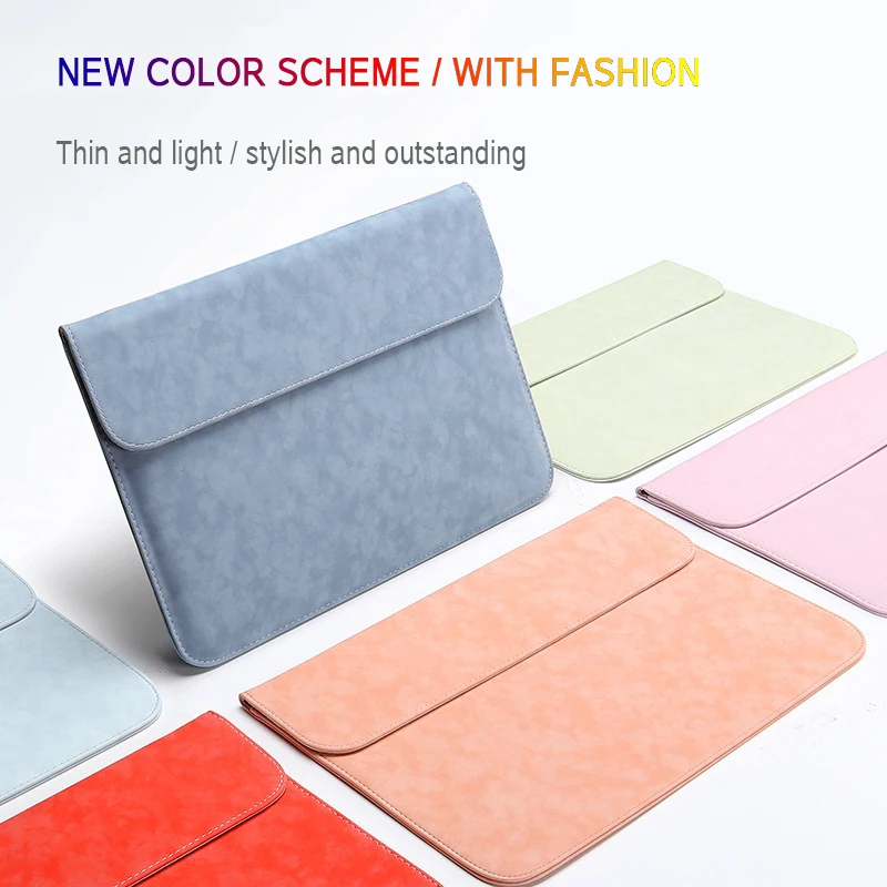 Laptop Case Sleeve Bag For Macbook Air 13 case M1 A2337 A2338 Pro 13.3 16 XiaoMi Lenovo 15.6 Cover Huawei Matebook 14 15 Shell