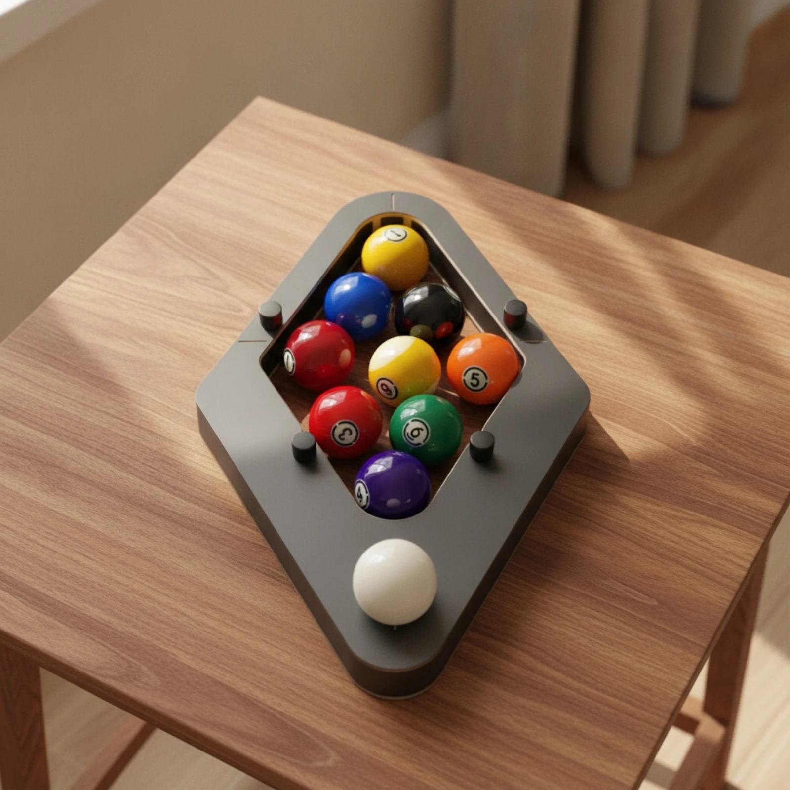 Billiards Ball Rack Metal Billiard Ball Display Rack Sturdy Easy to Install for Game Room, Bar