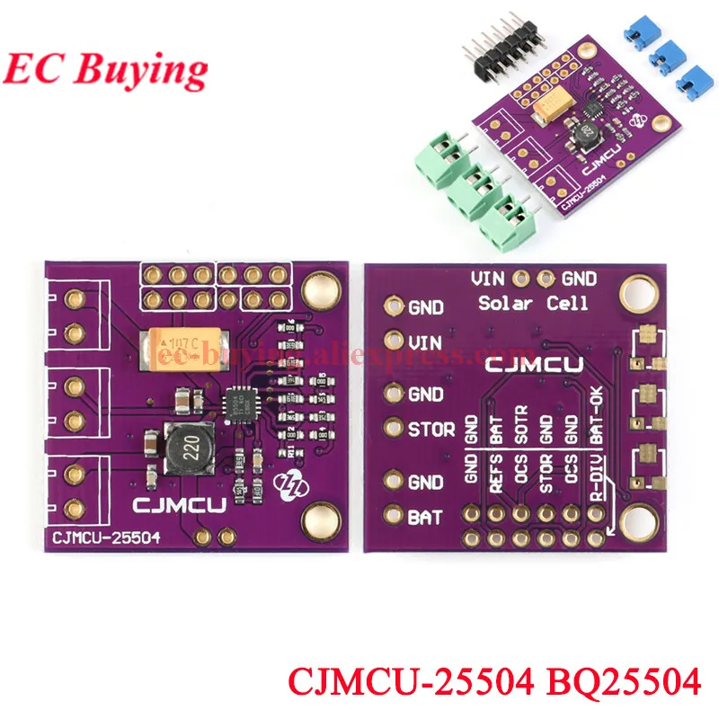 BQ25504 BQ25570 LTC3588 Energy Harvesting Module CJMCU Boost Converter Solar Photovoltaic Cell Management Power Energy Collector