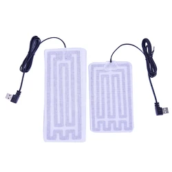 1pc Heating Pad Hand Warmer Heated Insole USB Heating Film Winter Electric Heat Mat 5V Carbon Fiber