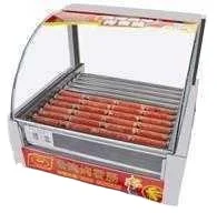 Sanying Factory Price Hot Dog Making Sausage Baking Tool Rollers 10 Sausage Grill Machine