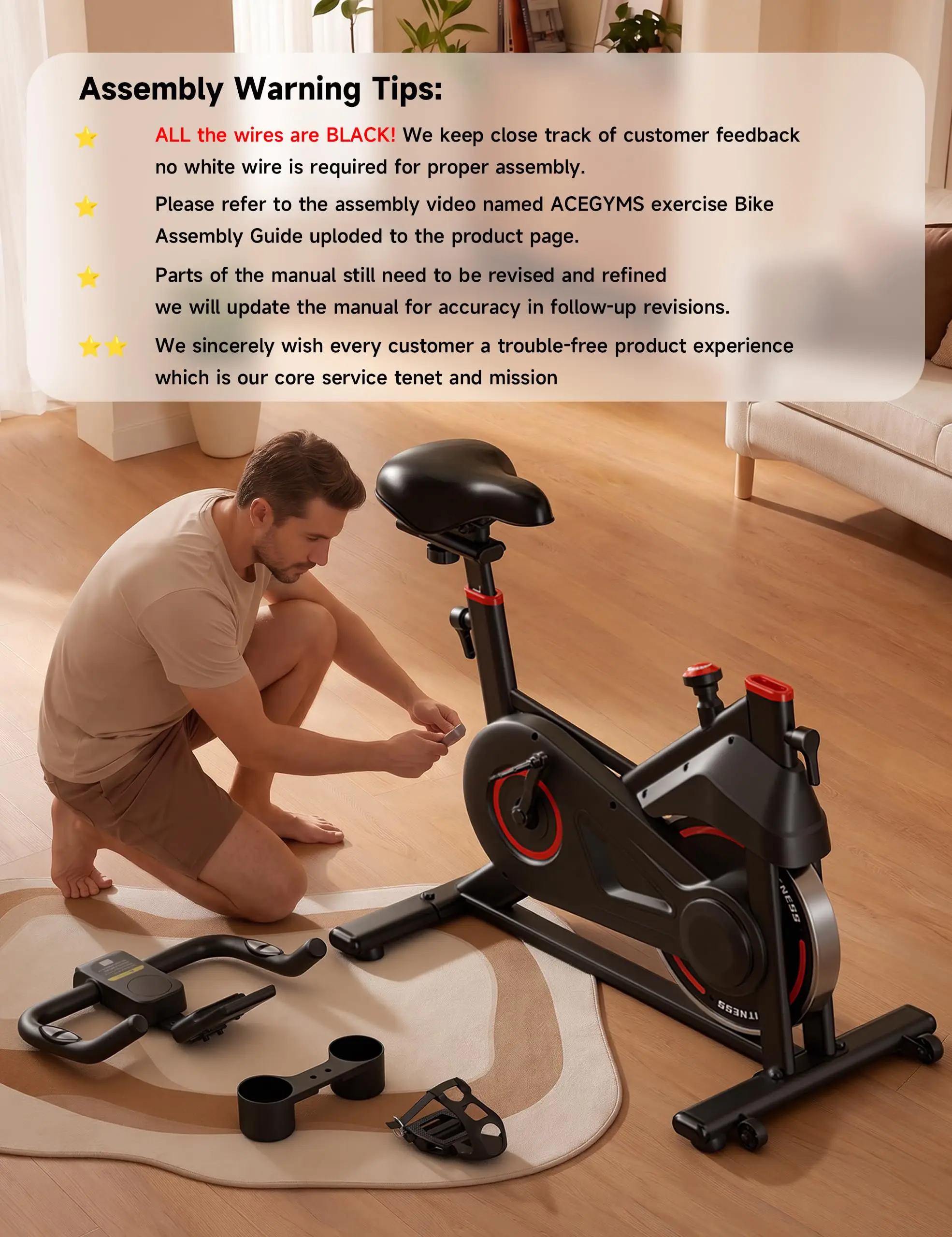 Exercise Bike, Stationary Bikes for Home with Exclusive App