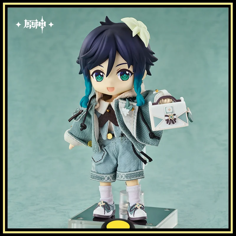 

Genshin Impact Venti Q-version Nendoroidos Action Figures Clothing Set Q-version Cute Desktop Doll Amusement GSC Original