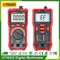 UYIGAO Professio Digital Multimeter High-precision Auto Ranging AC/DC voltage meter Flash light Back light TRUE RMS Tester Tools