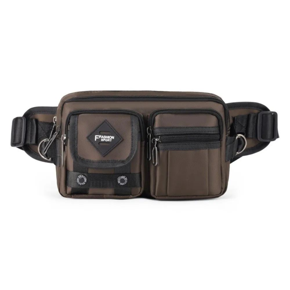 

New Multi-Compartment Waist Bag Waterproof Lightweight Chest Bag Large Capacity Men's Sports Bag
