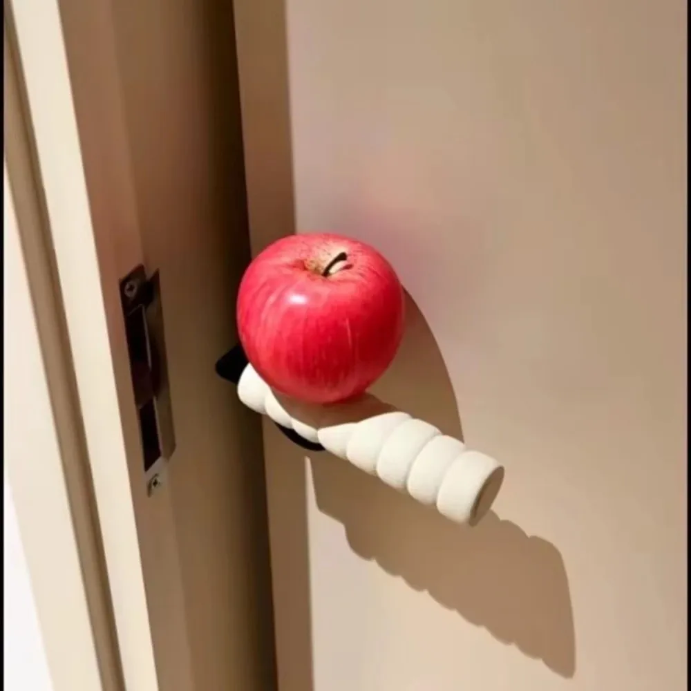 Santa Claus Christmas Door Handle Covers Love Heart Anti-Static Xmas Doorknob Cover Anti-Collision Panda Christmas Decorations