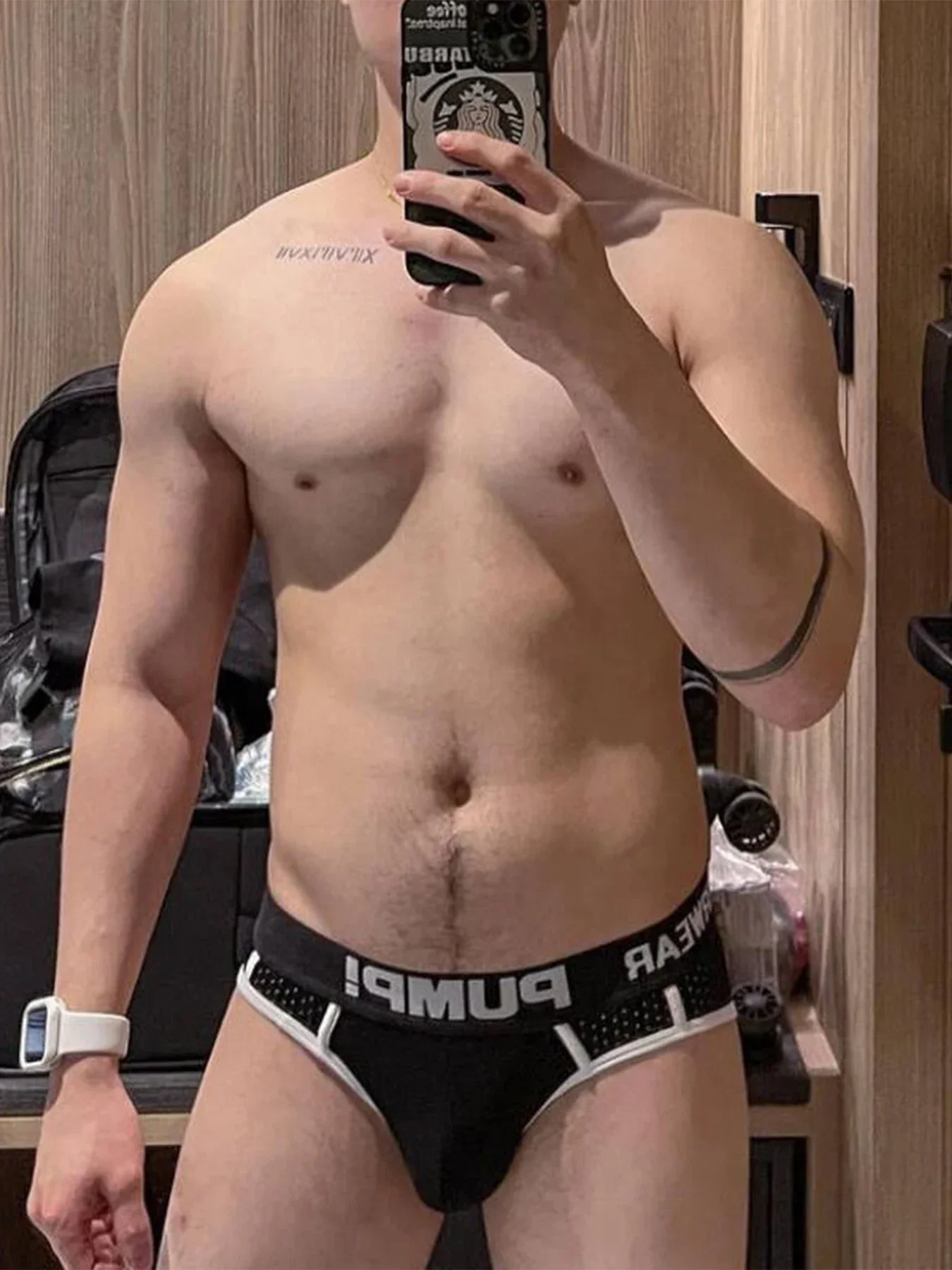 Men's Briefs Sexy Gun Bullet Separation Nylon Underwear Men U convex Mesh Breathable Fashion Man Sports Panties