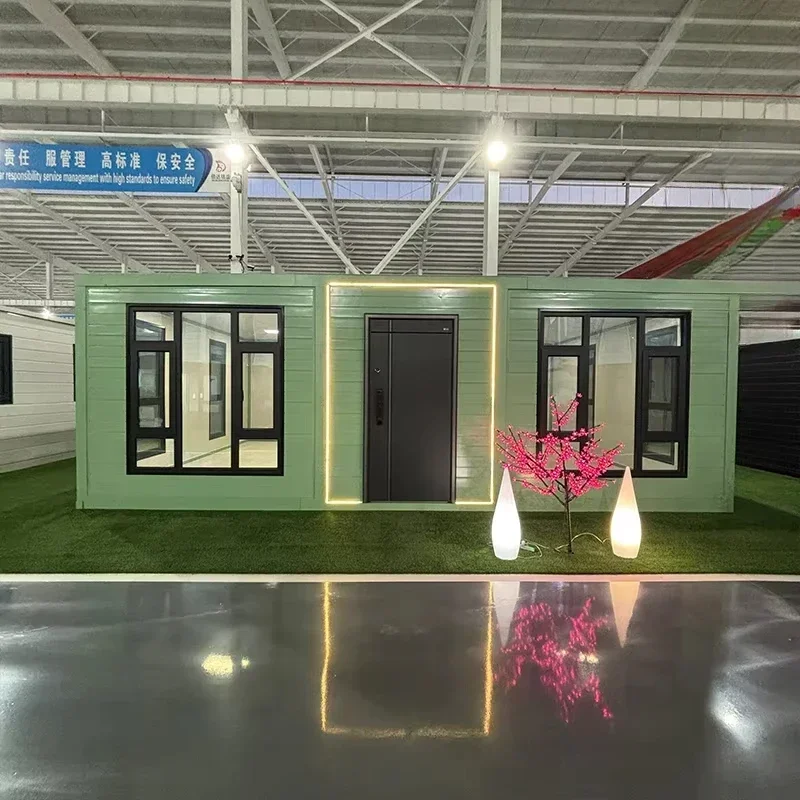 20ft/40ft Mobile Prefab Modular Folding House Space-Saving Expandable Container Home for Rental and Tiny Homes