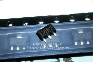 Бесплатная доставка 1000 шт. 2SD882 D882 SOT-89 1.5A