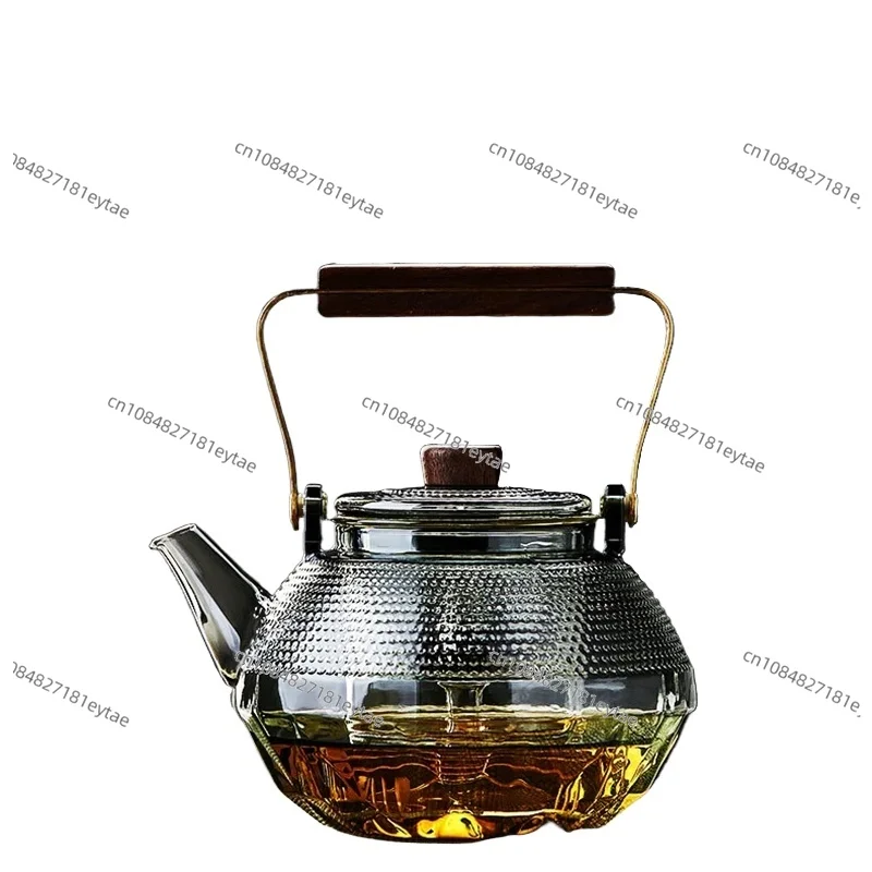 

Чайник из высококачественного боросиликатного стекла, 1140 мл, термостойкий, с ситечком-инфузером для заваривания и кипячения, для чая пуэр, с подставкой-держателем