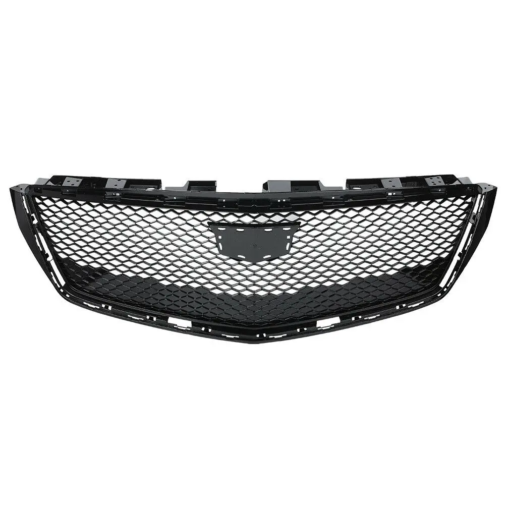 

Front Grille Honeycomb Style Black Upper Bumper Hood Mesh Grid Racing Grills For Cadillac XTS 2018 2019 2020