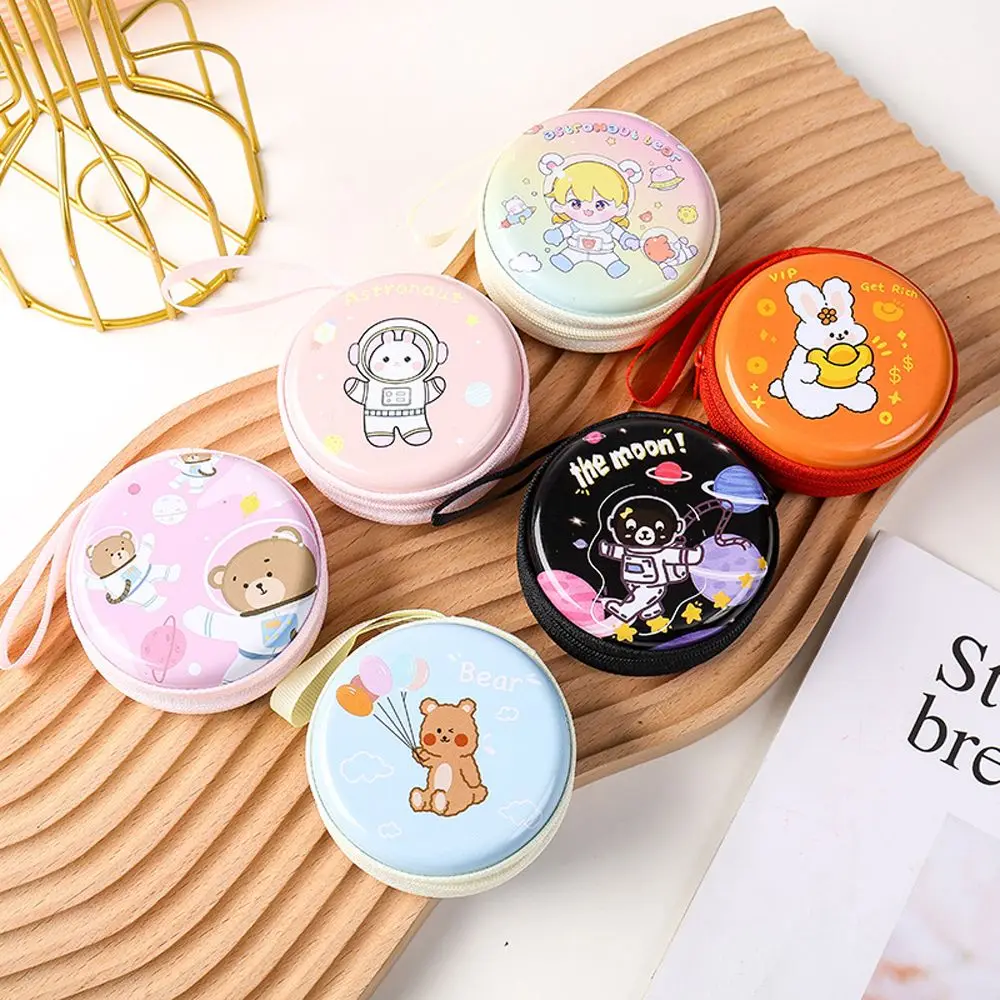 Bear Headset Bag Bunny Students Women USB Cable Organizer Gift Earphone Storage Bag Coin Purse Earbuds Box Headphone Case