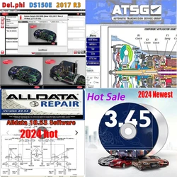 2024 New alldata 10.53 and Auto data 3.45 and ATSG 2017  auto repair Delphis 2017. R3 with Keygen for car software with Wiring